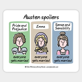 Austen spoilers Sticker